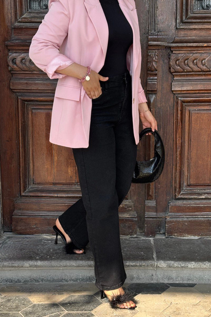 Jean Black Wide Leg